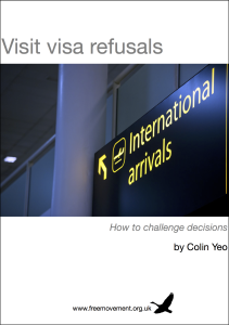 Visit visa refusals book cover