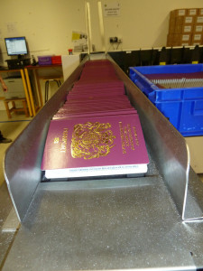 Passport production line