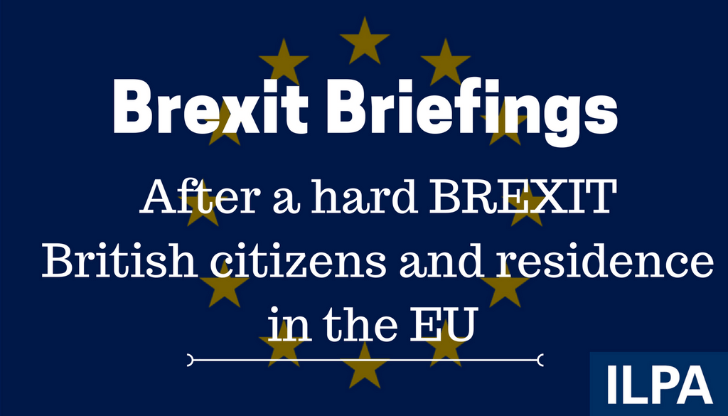 After a hard BREXIT: British citizens and residence in the EU