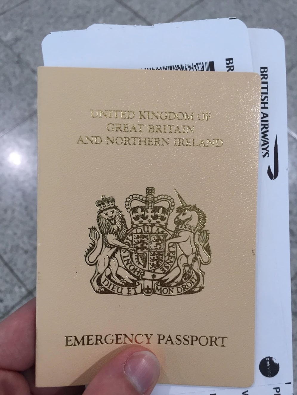 emergency travel documents gov.uk