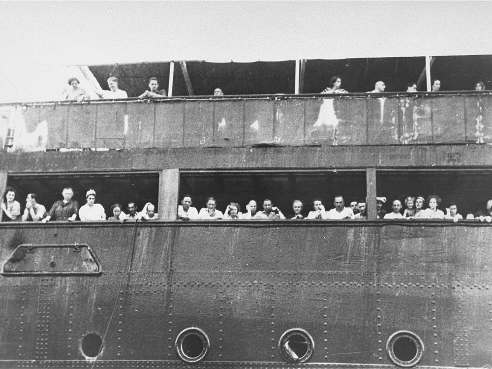 Jewish refugees aboard the St Louis
